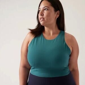 Athleta Conscious Crop D-DD Borealis Green 1X